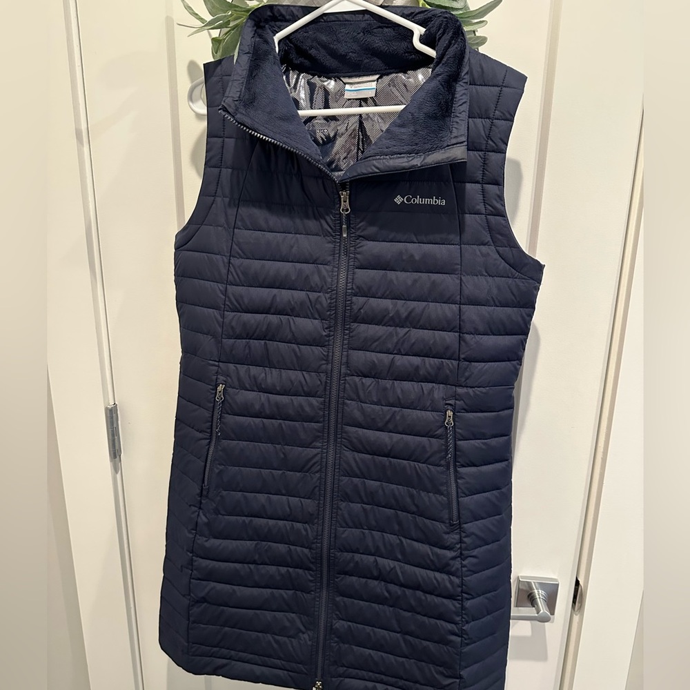 Women”s Columbia long Omni heat vest